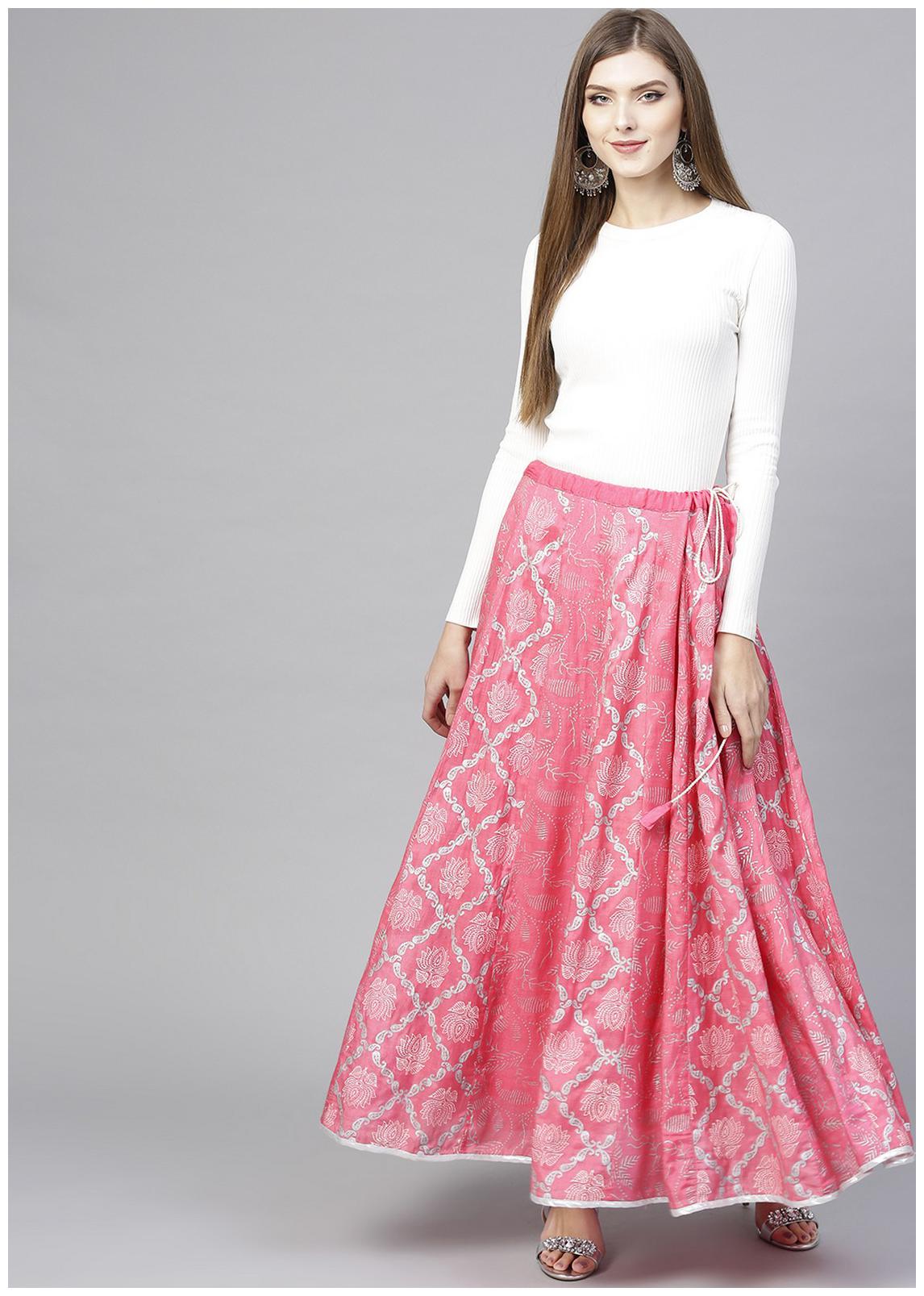white skirt ethnic
