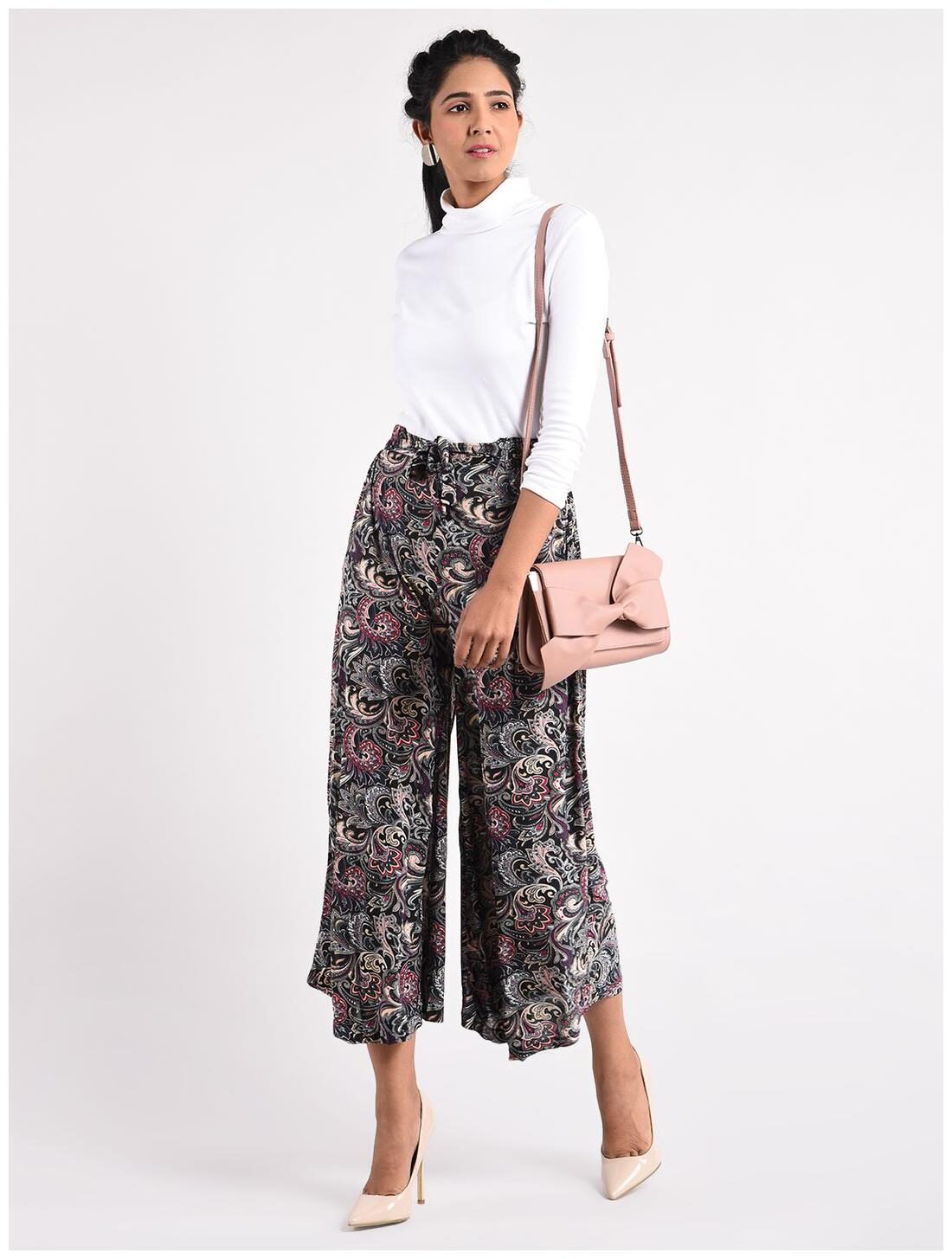 

Paras Fashions Multi Printed Flared Palazzo