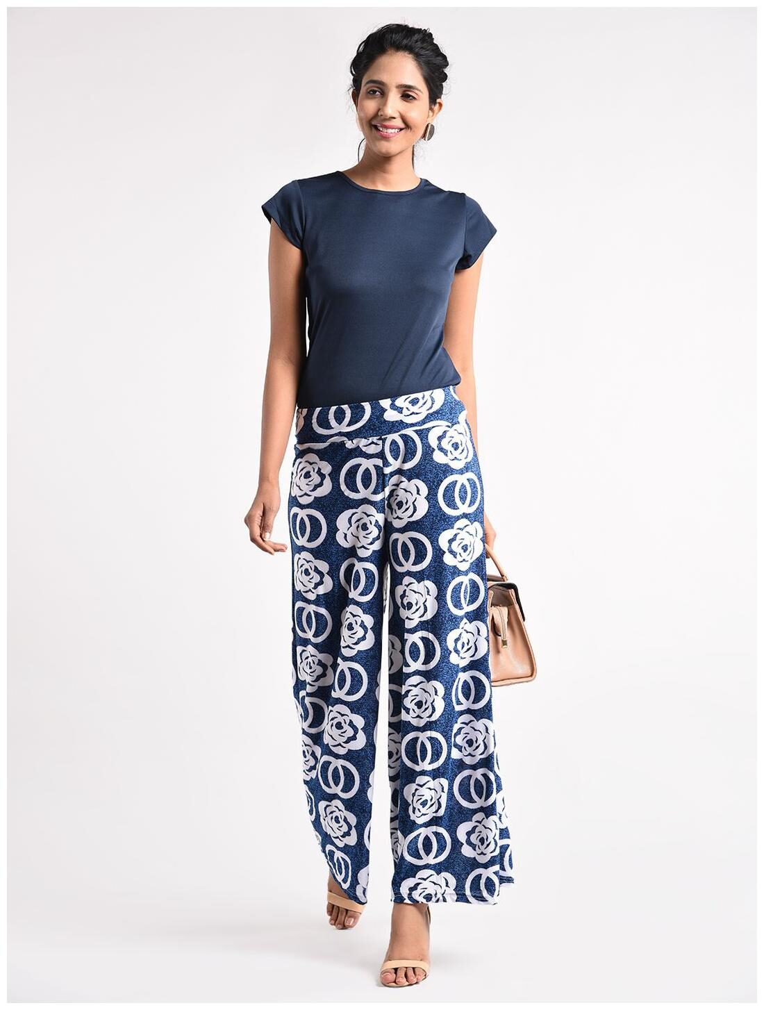 

Paras Fashions Multi Printed Flared Palazzo