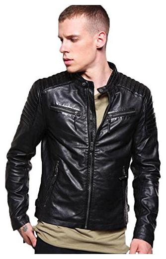

PARE Genuine Leather Black Jacket for Men s (Size XS to 2XL Color Black)