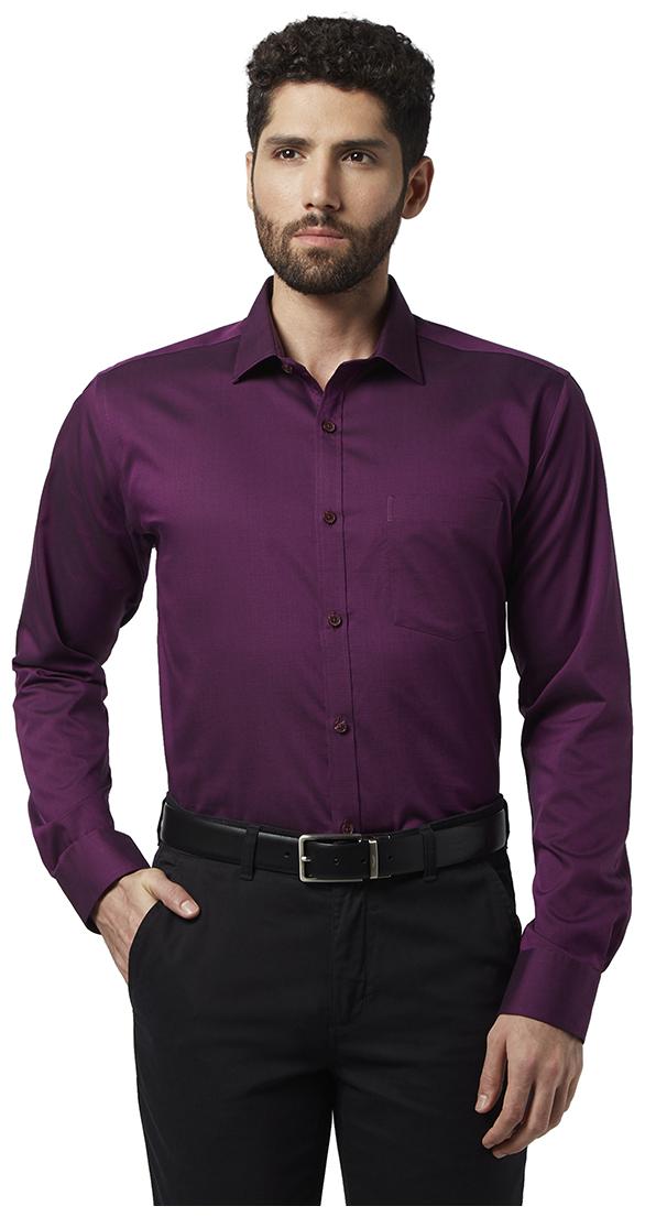 

Park Avenue Men Slim fit Formal Shirt - Purple