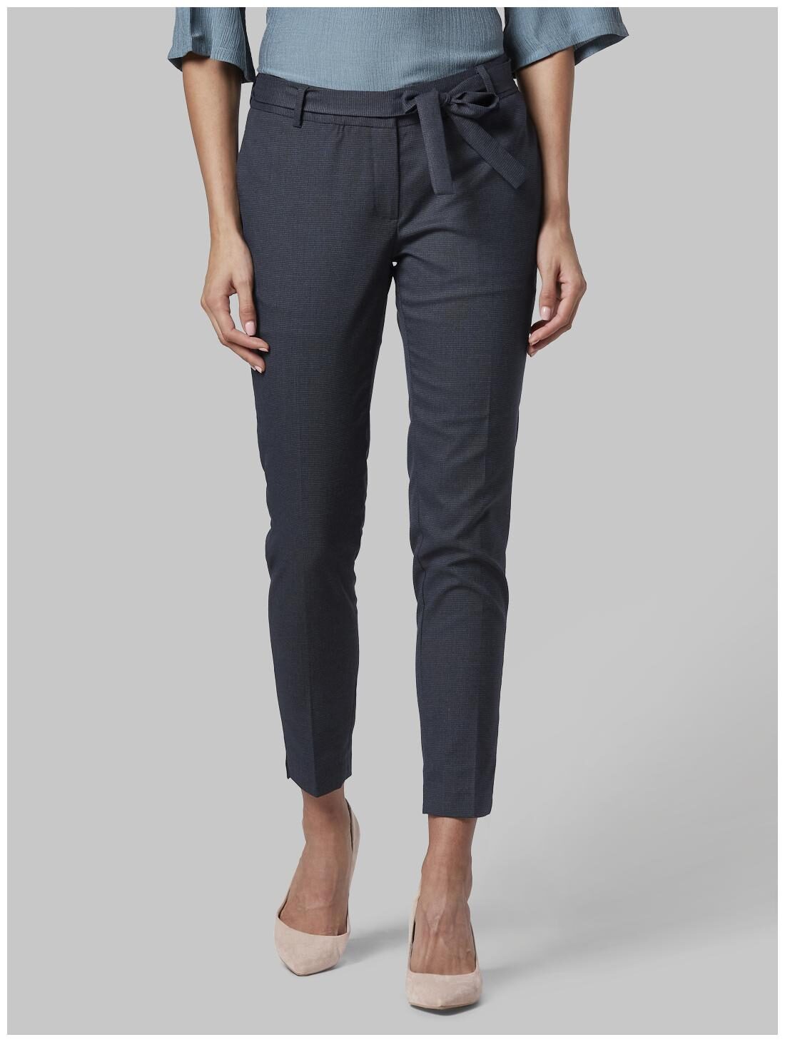 

Park Avenue Women Blue Regular fit Regular trousers