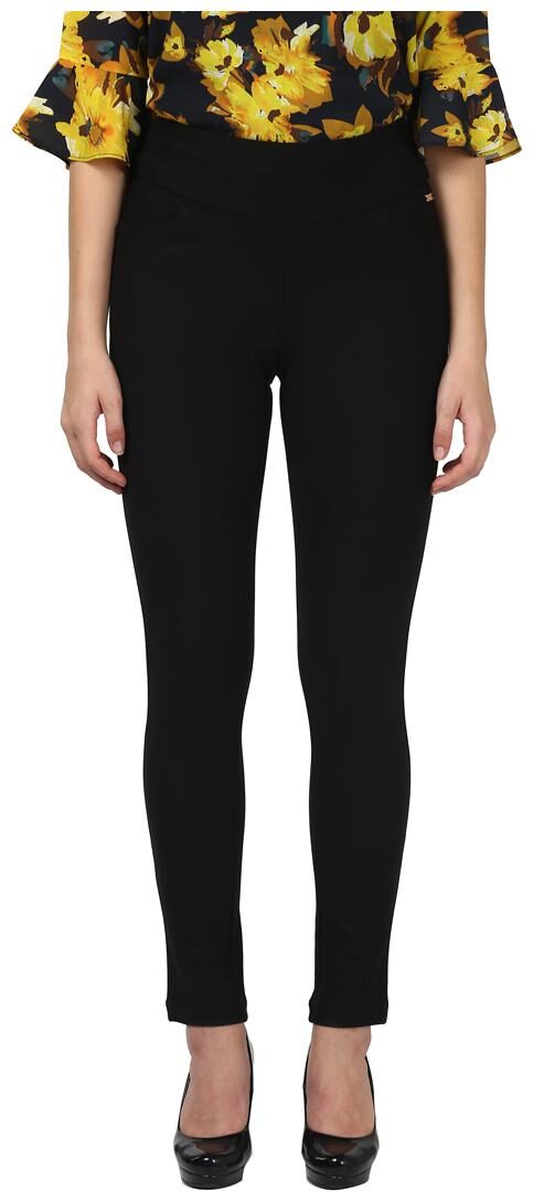 

Park Avenue Women Black Regular fit Regular pants
