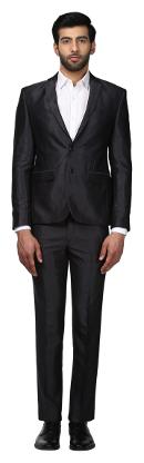 

Park Avenue Black Terry Rayon Neo Fit Suit