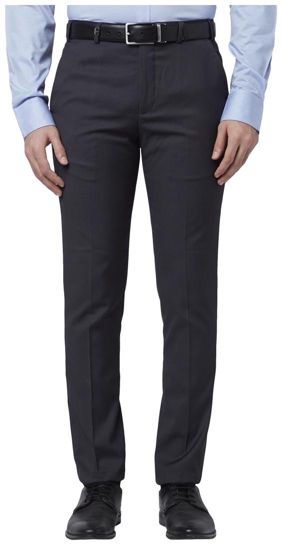 Buy Park Avenue Men Solid Regular Fit Formal Trouser - Grey Online at ...