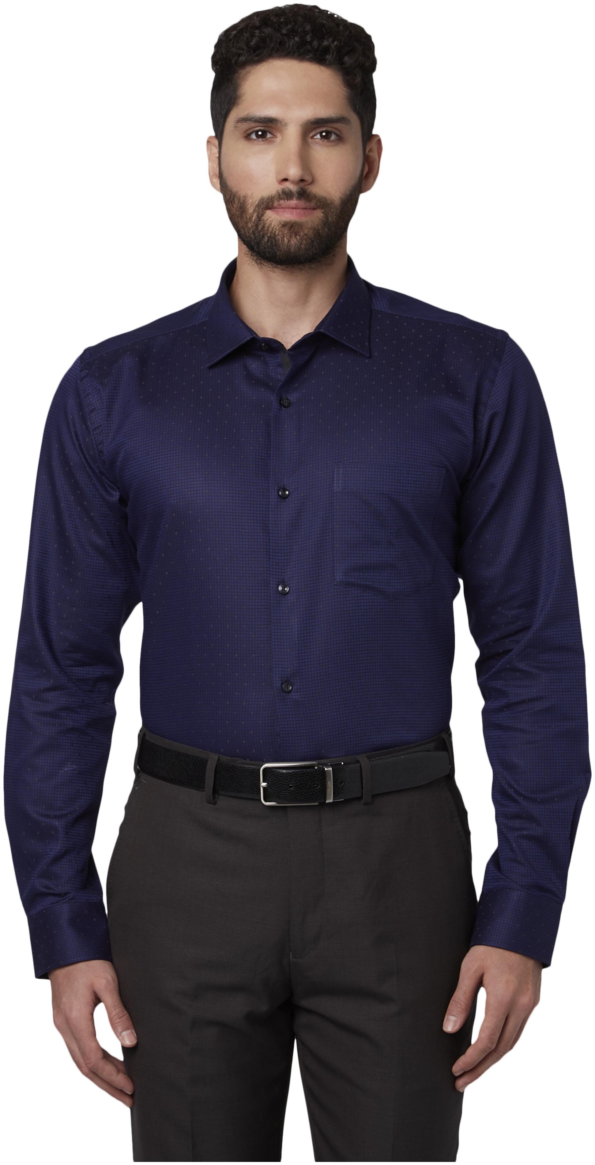 

Park Avenue Men Slim fit Formal Shirt - Blue