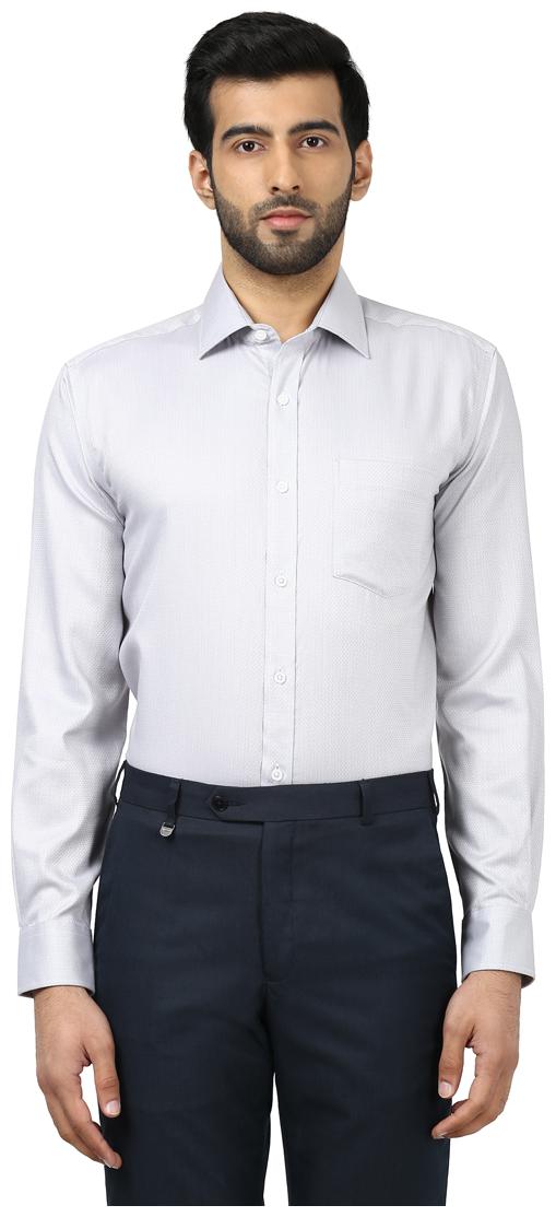 

Park Avenue Men Regular fit Formal Shirt - Grey