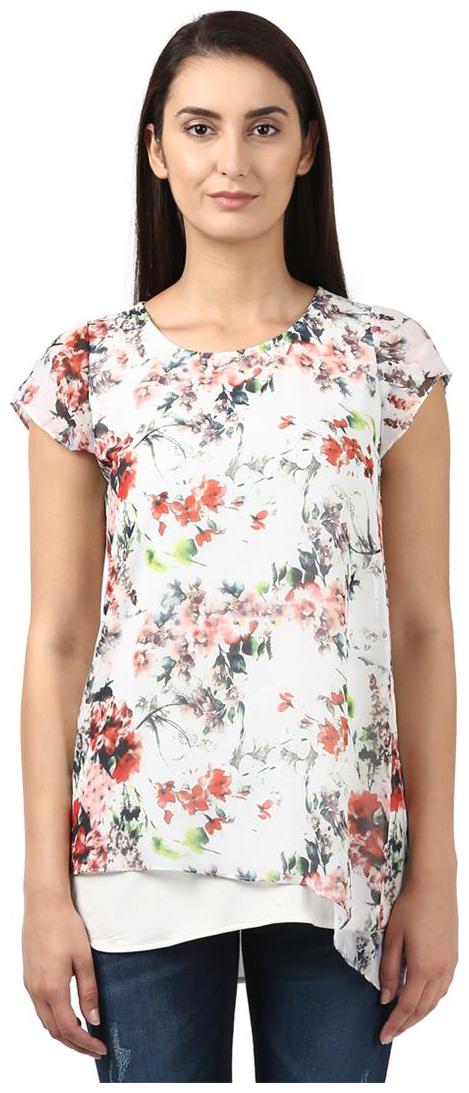 

Park Avenue Women Printed Regular top - White