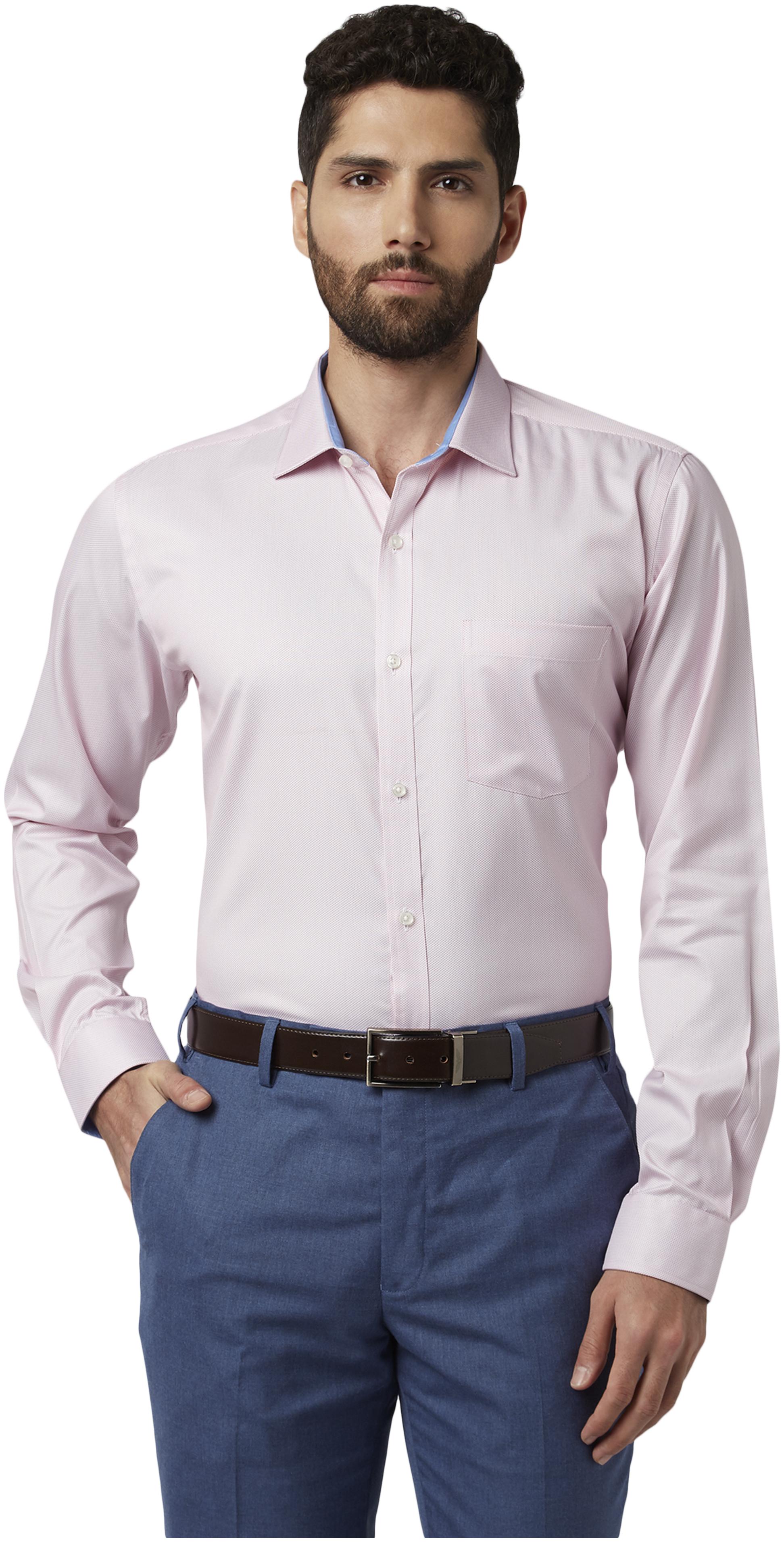 

Park Avenue Men Slim fit Formal Shirt - Pink