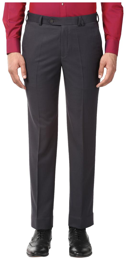 

Park Avenue Men Solid Slim Fit Formal Trouser - Grey