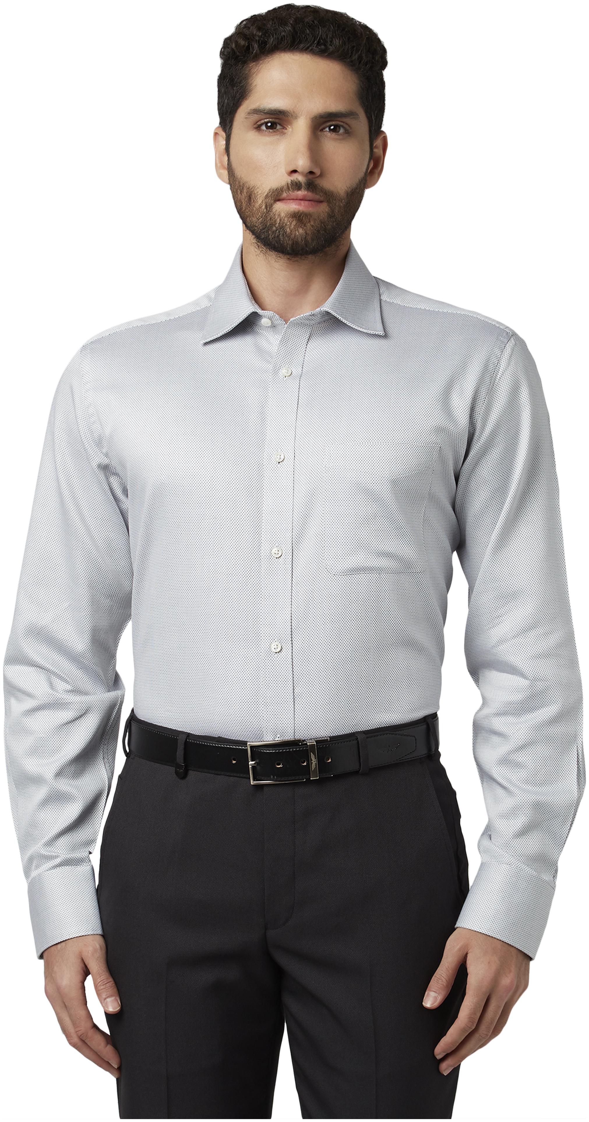 

Park Avenue Men Regular fit Formal Shirt - Grey