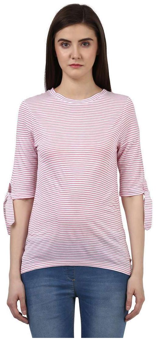 

Park Avenue Women Red Regular fit Round neck Viscose rayon Tank top