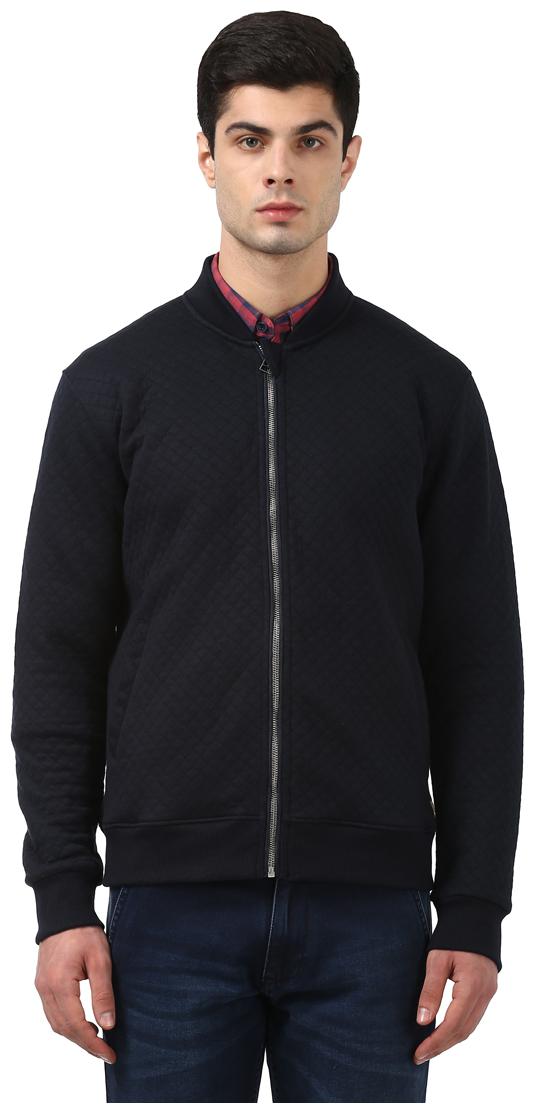 

Park Avenue dark blue Slim Fit SweatShirt