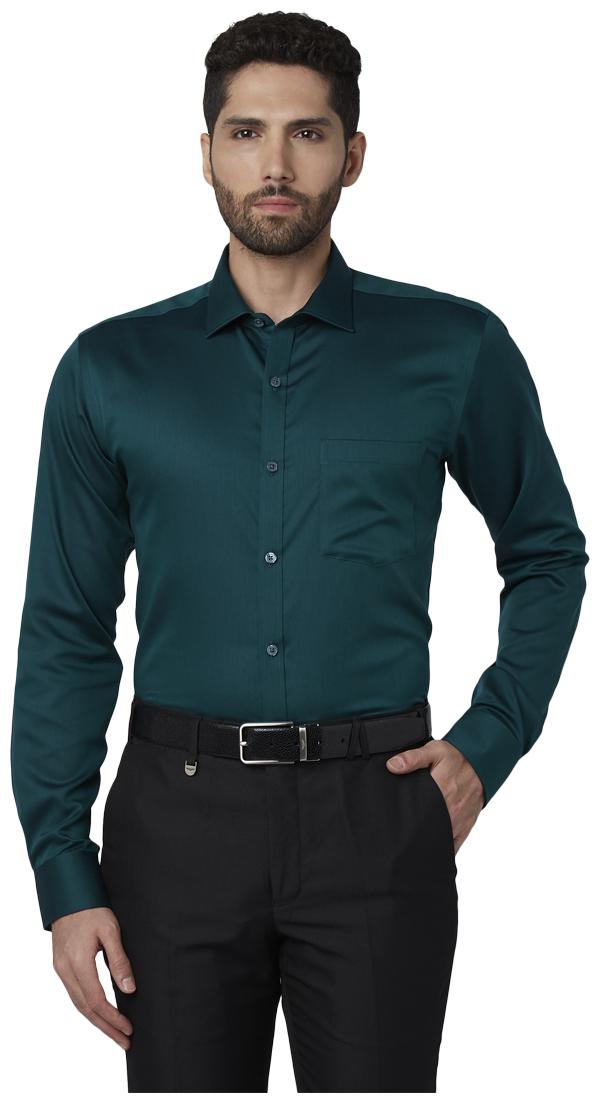 

Park Avenue Men Slim fit Formal Shirt - Green