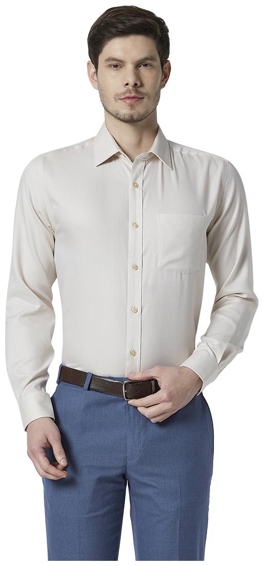 

Park Avenue Men Regular fit Formal Shirt - Beige