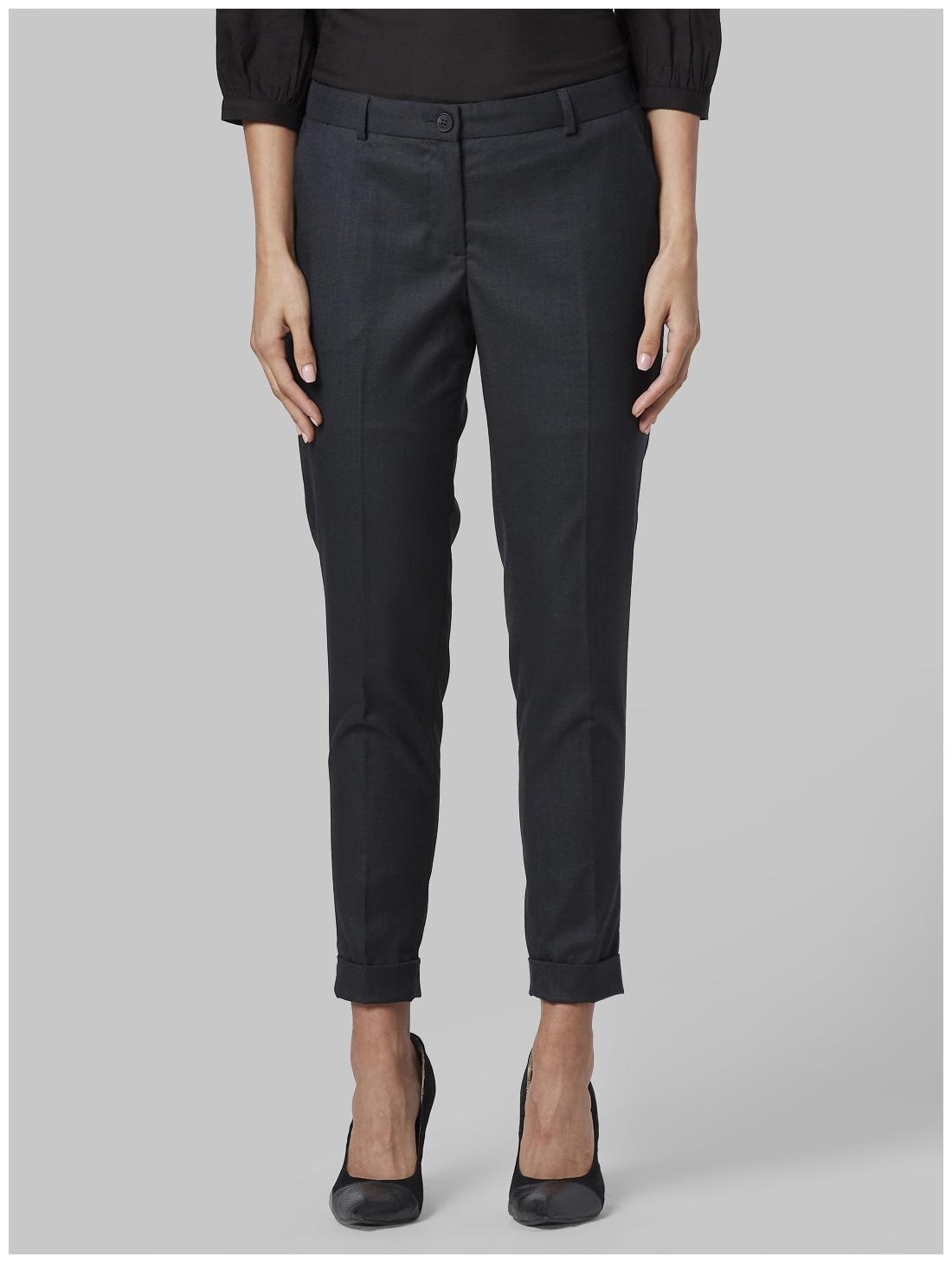 

Park Avenue Women Blue Regular fit Regular trousers