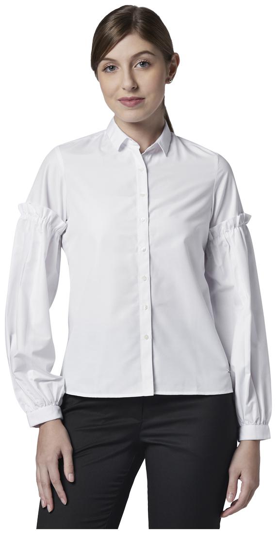 

Park Avenue Women White Solid Regular Fit Shirt
