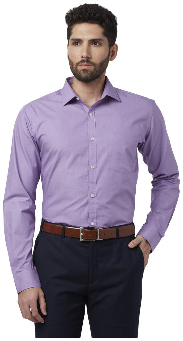 

Park Avenue Men Slim fit Formal Shirt - Purple