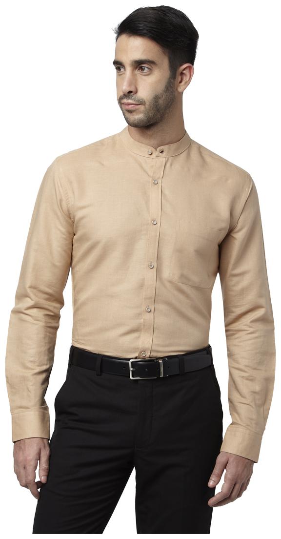 

Park Avenue Men Slim fit Formal Shirt - Beige