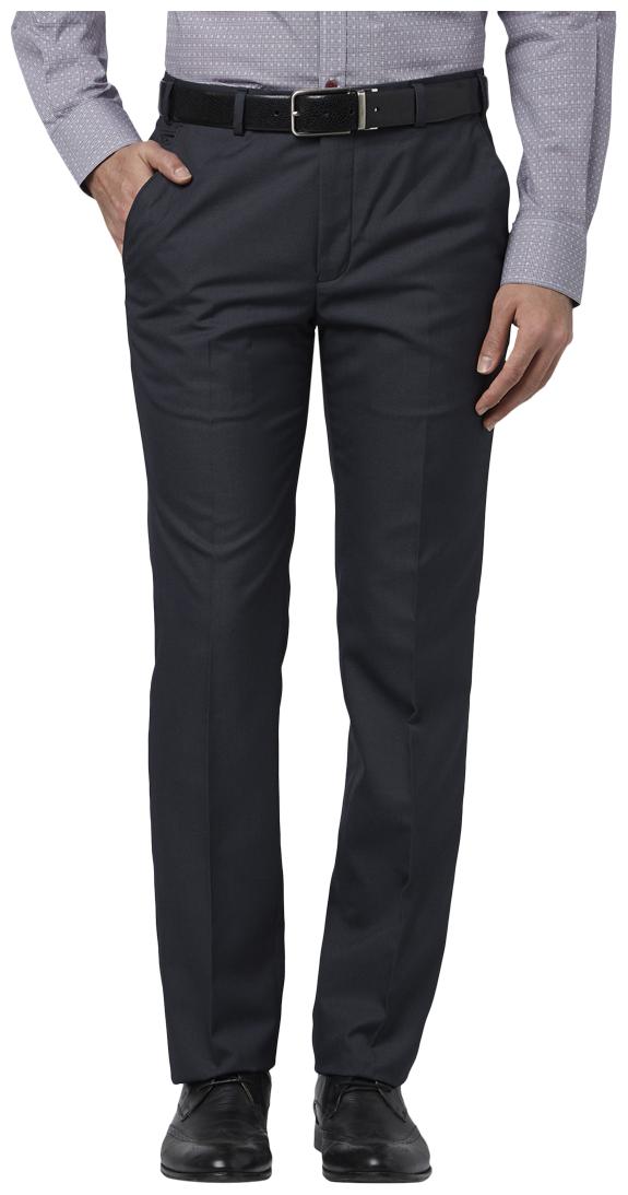 

Park Avenue Men Solid Slim Fit Formal Trouser - Grey