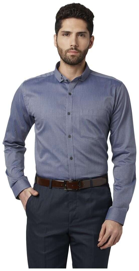 

Park Avenue Men Slim fit Formal Shirt - Blue