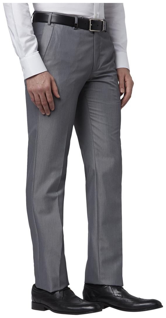 

Park Avenue Men Solid Slim Fit Formal Trouser - Grey