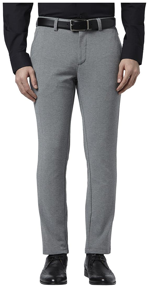 

Park Avenue Men Black Solid Regular fit Regular trousers