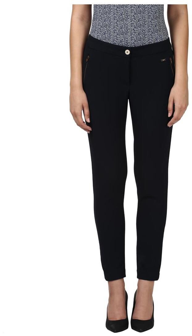 

Park Avenue Women Blue Slim fit Regular trousers