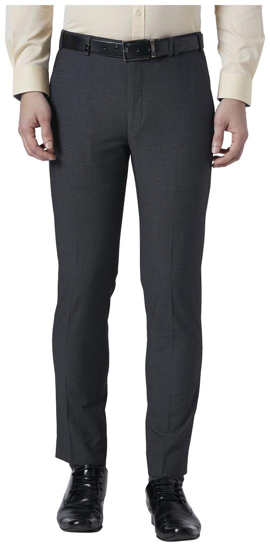

Park Avenue Men Solid Regular Fit Formal Trouser - Grey