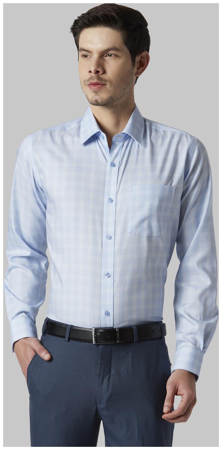 

Park Avenue Men Regular fit Formal Shirt - Blue