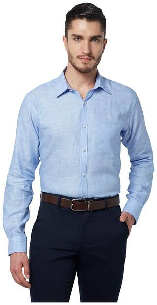 Park Avenue Men Slim fit Formal Shirt - Blue