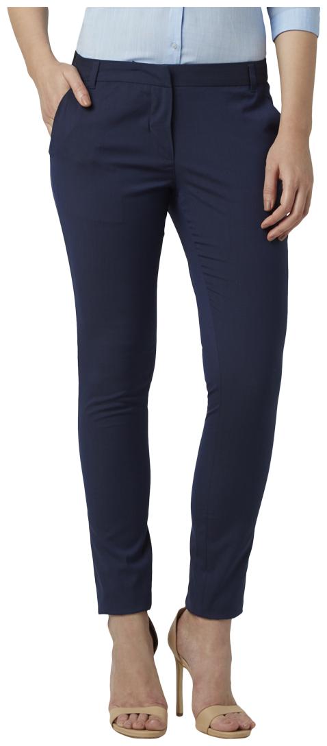 

Park Avenue Women Blue Slim fit Regular trousers