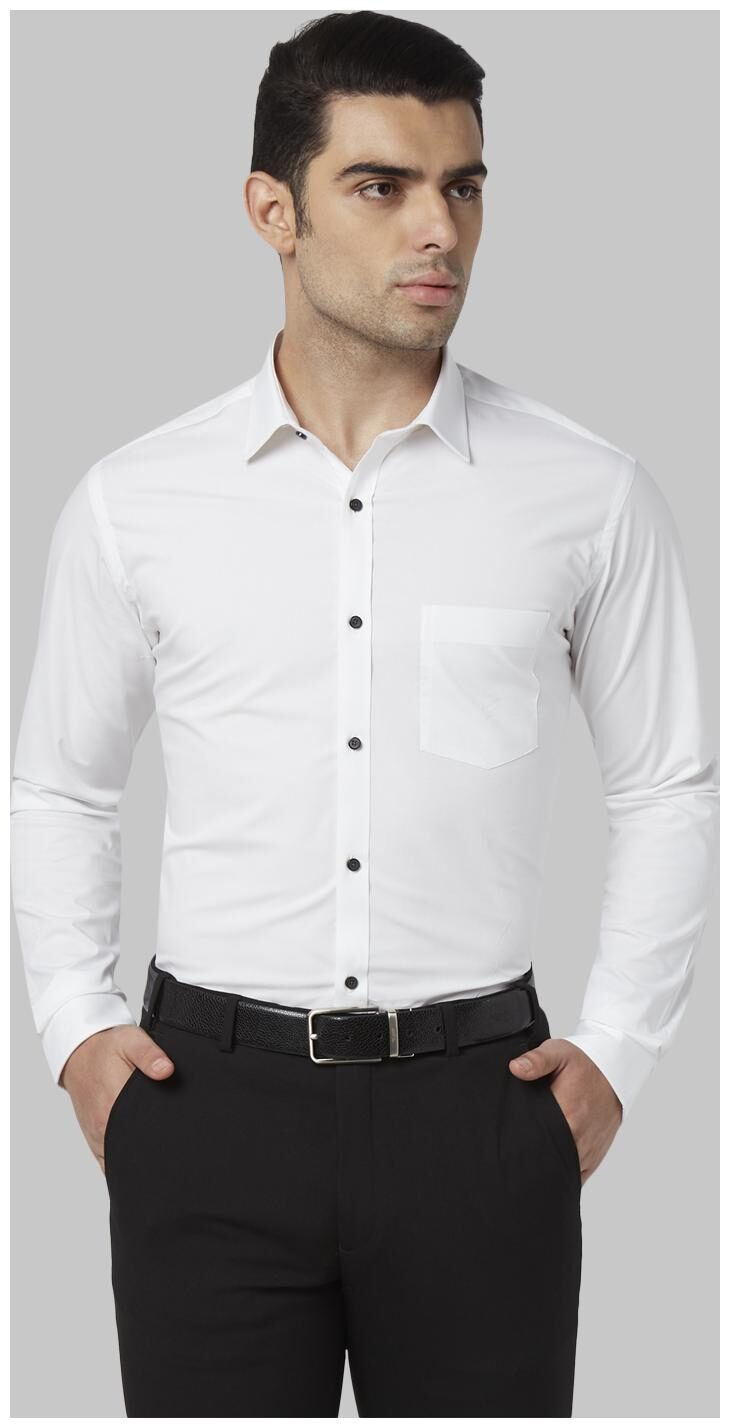 

Park Avenue Men Super slim fit Formal Shirt - White