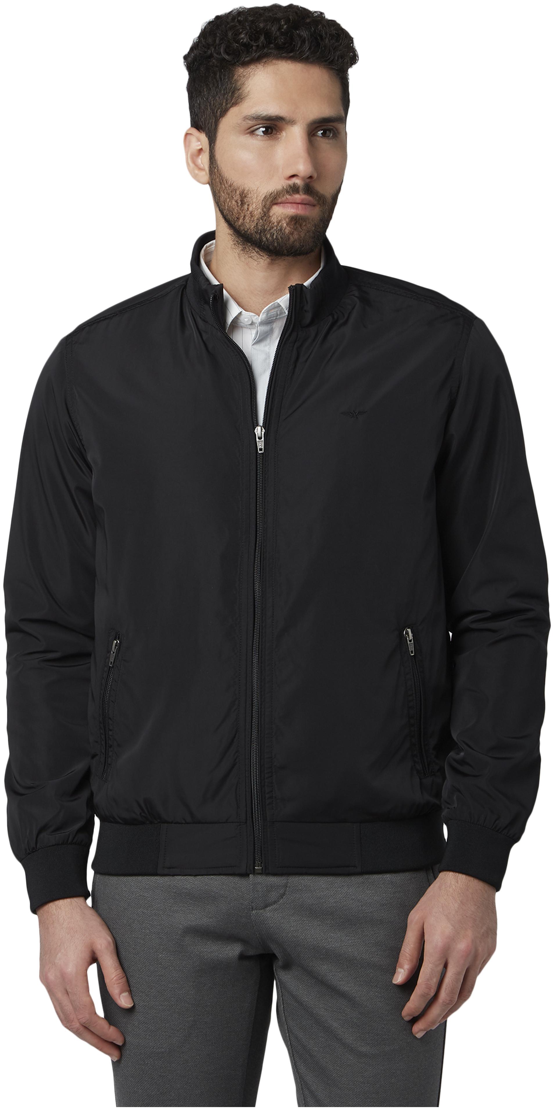 

Park Avenue Men Cotton Bomber Jacket Black color