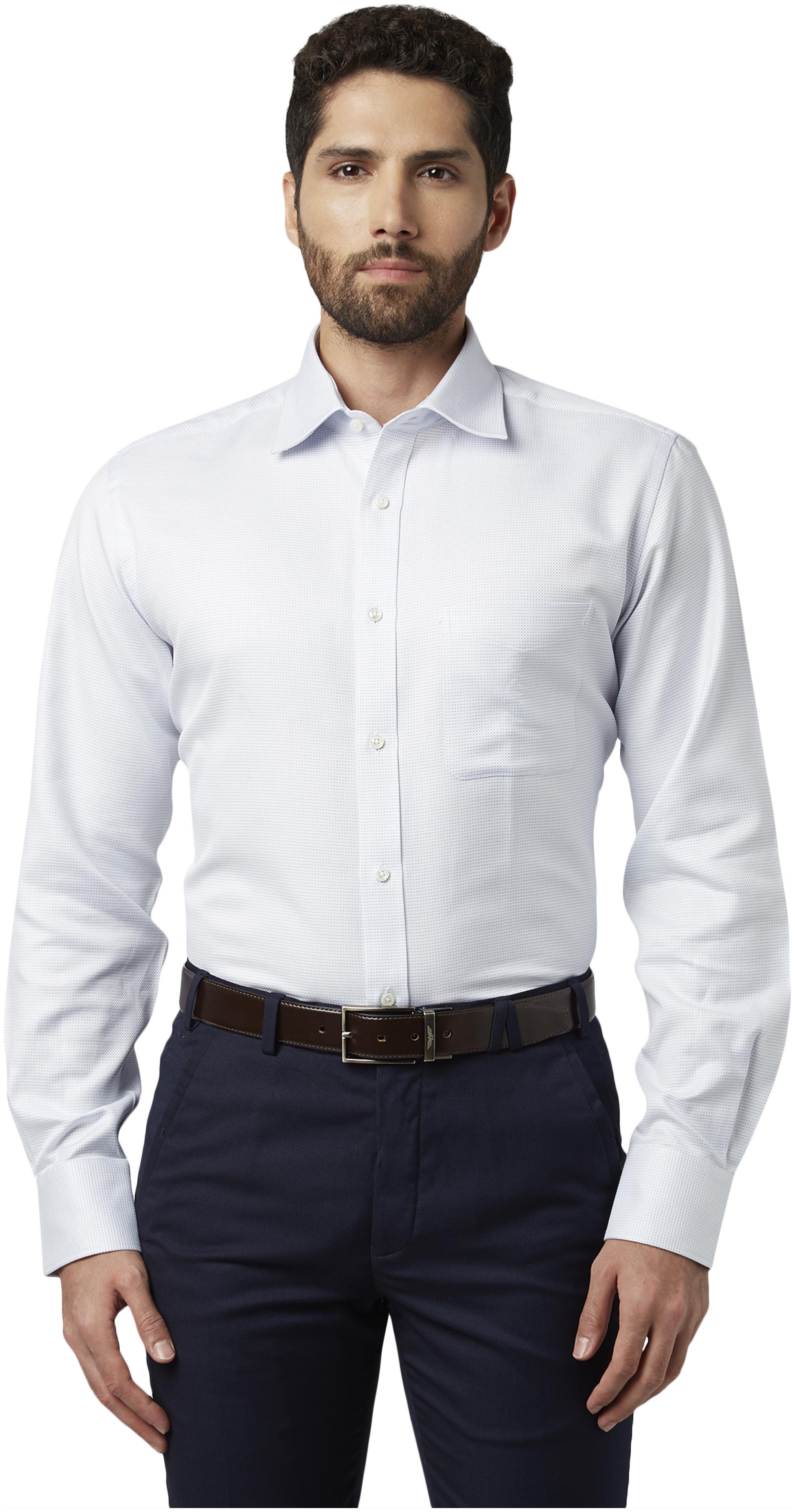 

Park Avenue Men Regular fit Formal Shirt - Blue