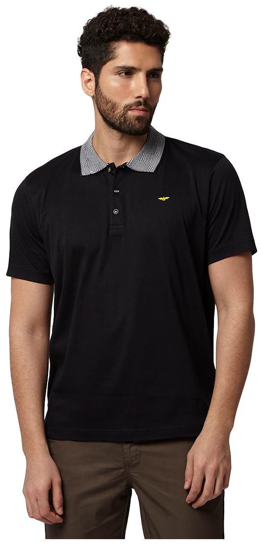 

Park Avenue Men Black Regular fit Cotton Polo collar T-Shirt - Pack Of 1