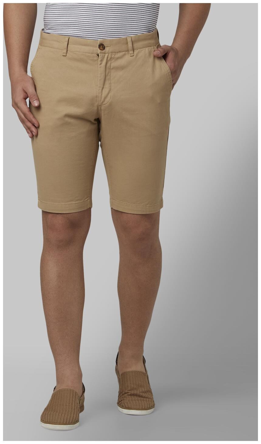 

Park Avenue Men Brown Slim Fit Regular Shorts