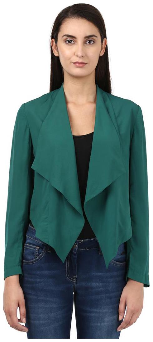 

Park Avenue Woman Dark Green Polyester Regular Fit Top