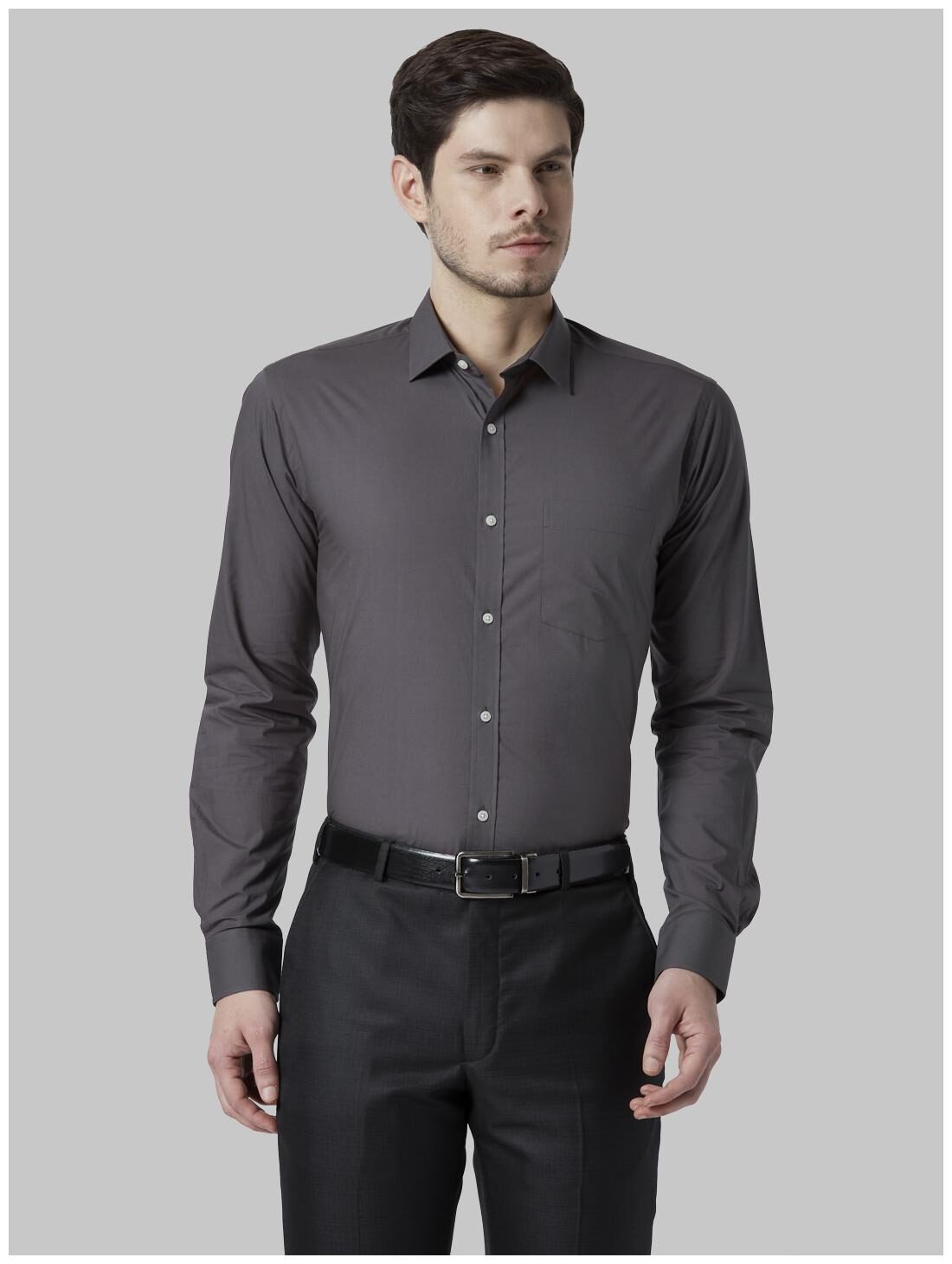 

Park Avenue Men Slim fit Formal Shirt - Grey