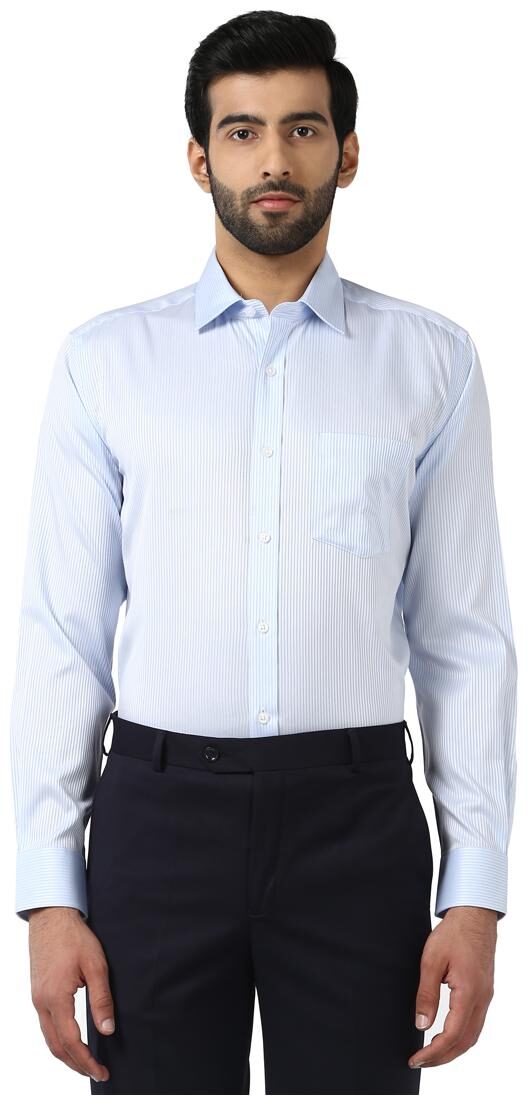 

Park Avenue Men Regular fit Formal Shirt - Blue