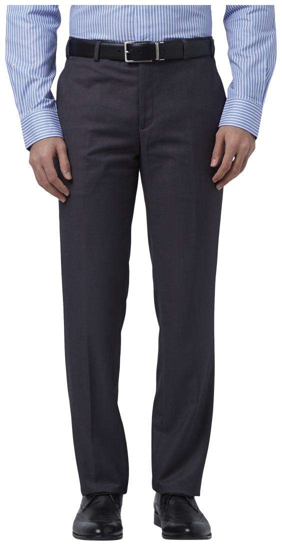 

Park Avenue Men Solid Slim Fit Formal Trouser - Grey