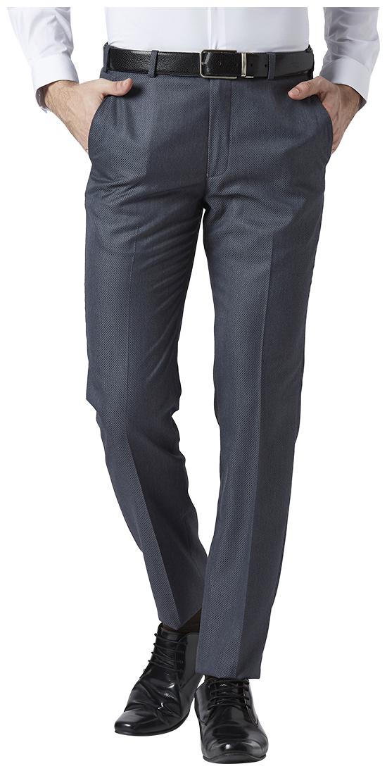 

Park Avenue Men Solid Slim Fit Formal Trouser - Grey