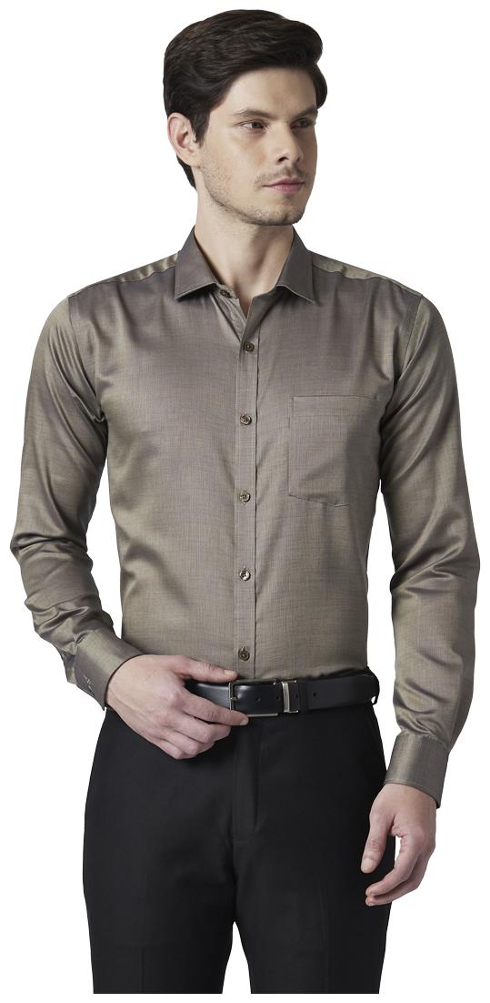 

Park Avenue Men Slim fit Formal Shirt - Beige