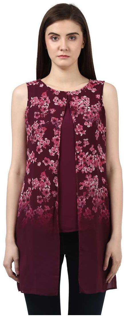 

Park Avenue Women Printed Regular top - Purple