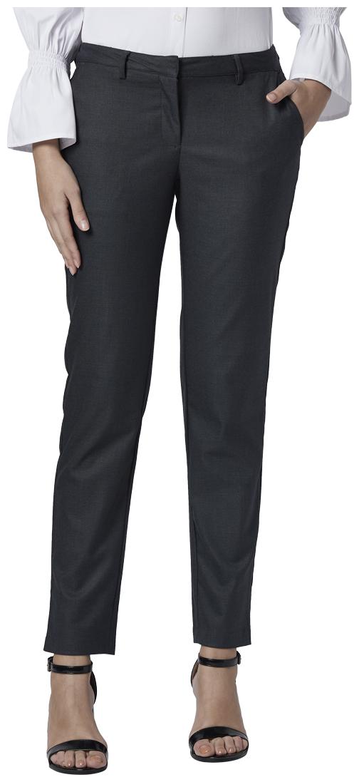

Park Avenue Women Black Regular fit Regular trousers