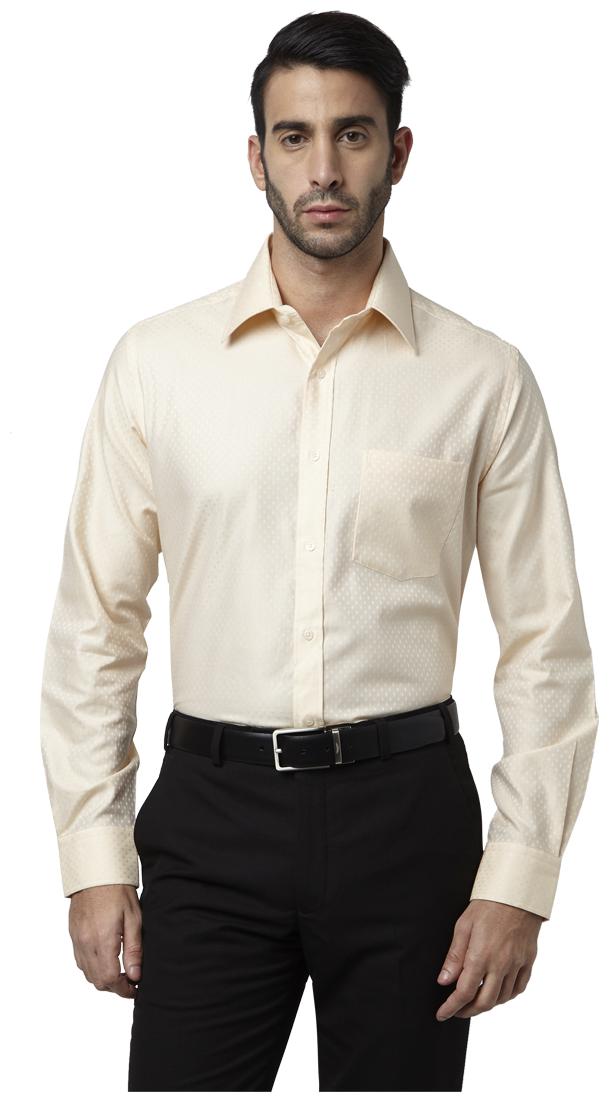 

Park Avenue Men Slim fit Formal Shirt - Yellow