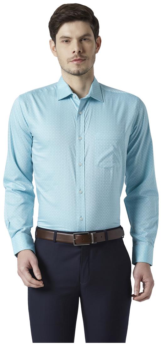 

Park Avenue Men Regular fit Formal Shirt - Blue