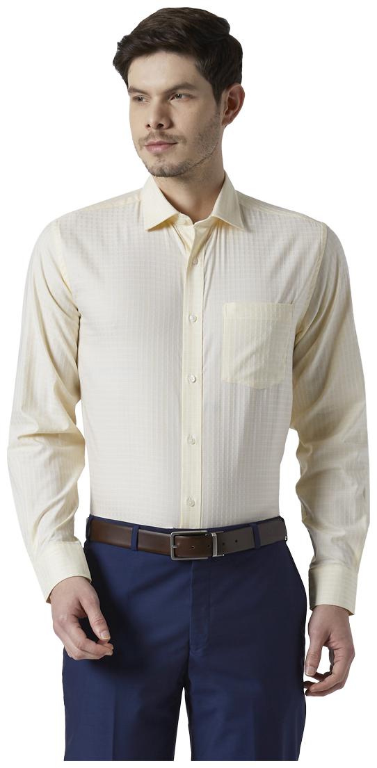 

Park Avenue Men Regular fit Formal Shirt - Yellow