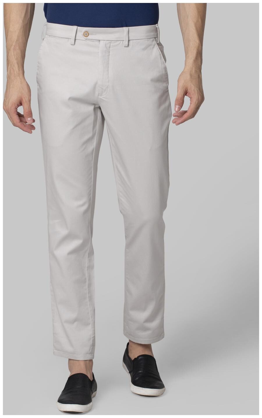 

Park Avenue Men Solid Regular Fit Formal Trouser - Beige