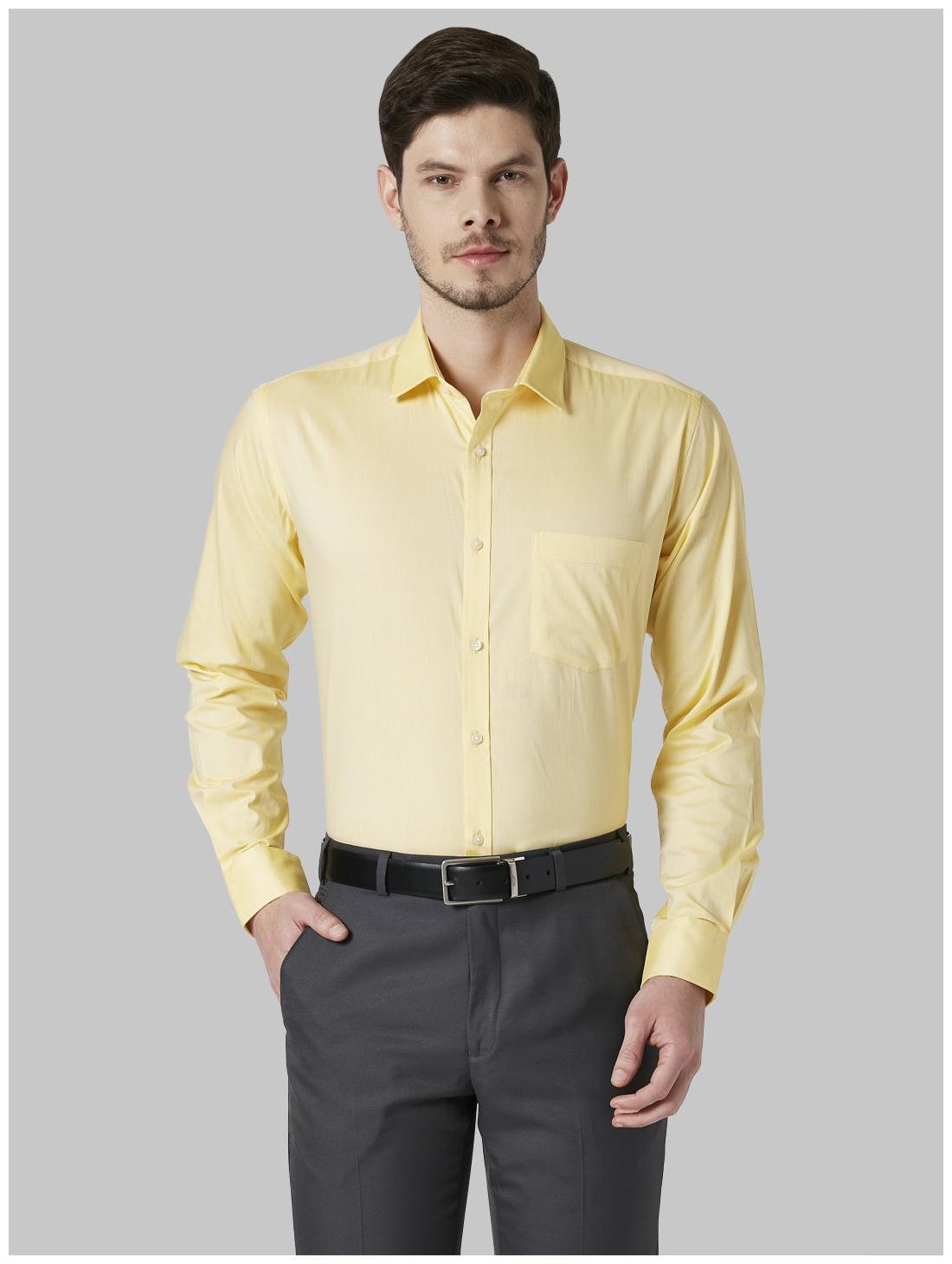 

Park Avenue Men Slim fit Formal Shirt - Yellow
